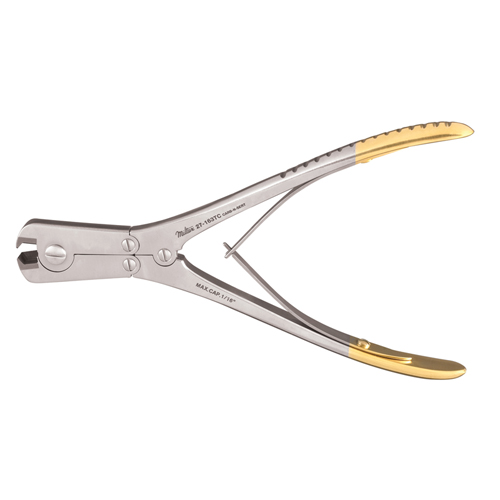 27-163TC C-N-S Front and Side Pin and Wire Cutter 7&quot;(17.8cm), Double Action Flush Cutting CARB-N-SERT Blades cuts up to 2mm (5/64&quot;) soft wire or 1.6mm (1/16&quot;) hard wire