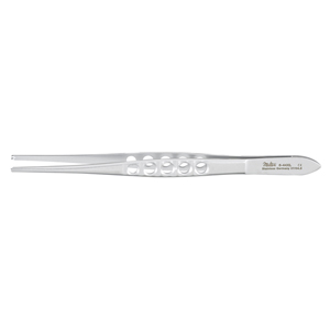 6-44XL TISSUE FCPS, 1x2 Teeth, Standard Pattern Lightweight with Fenestrated Handles, 5-1/2&quot;(14cm)