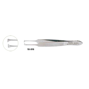 18-916 HARMON Tissue FCPS 3&quot;(7.6cm), 4x5 teeth, delicate 2.5mm wide tips