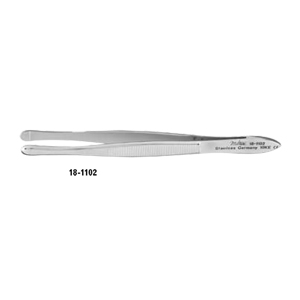 18-1102 BEER Cilia FCPS 3-1/2&quot;(8.9cm), 4mm wide smooth jaws