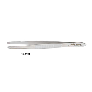 18-1104 ZIEGLER Cilia FCPS 3-1/2&quot;(8.9cm), 2mm wide smooth jaws