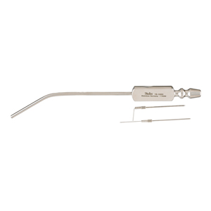 19-1820 Ear Suction Tube with 2 interchangeable tips 20 ga. and 22 ga.
