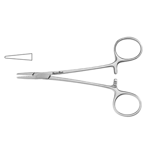 MH8-6 WEBSTER Needle Holder, 5&quot;(12.7cm), delicate, smooth jaws, standard pattern [웹스터 니들홀더]