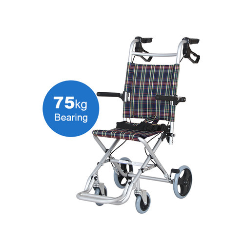 탄탄 여행용 소형 초경량 휴대용 접이식 휠체어(8kg) WYK9001L